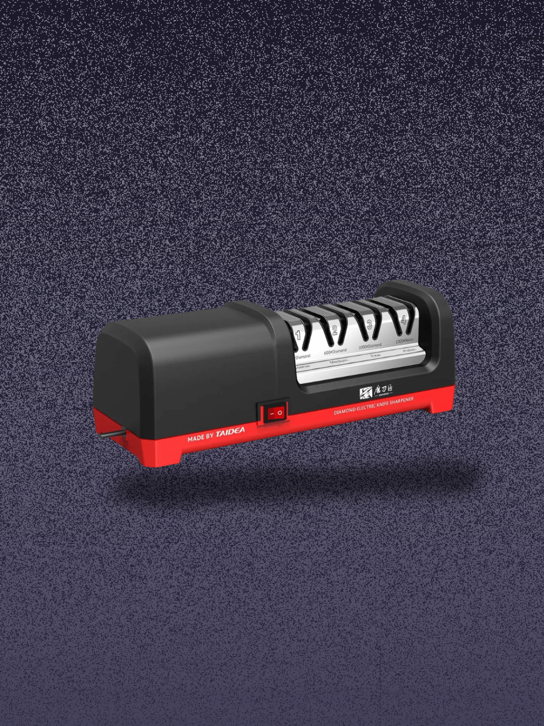 Affûteur de Couteau rouge et noir 18 W Noir-Rouge