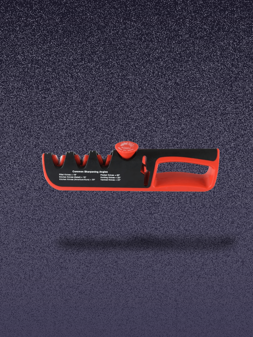 Aiguiseur de couteaux multifonction 4 en 1 Rouge