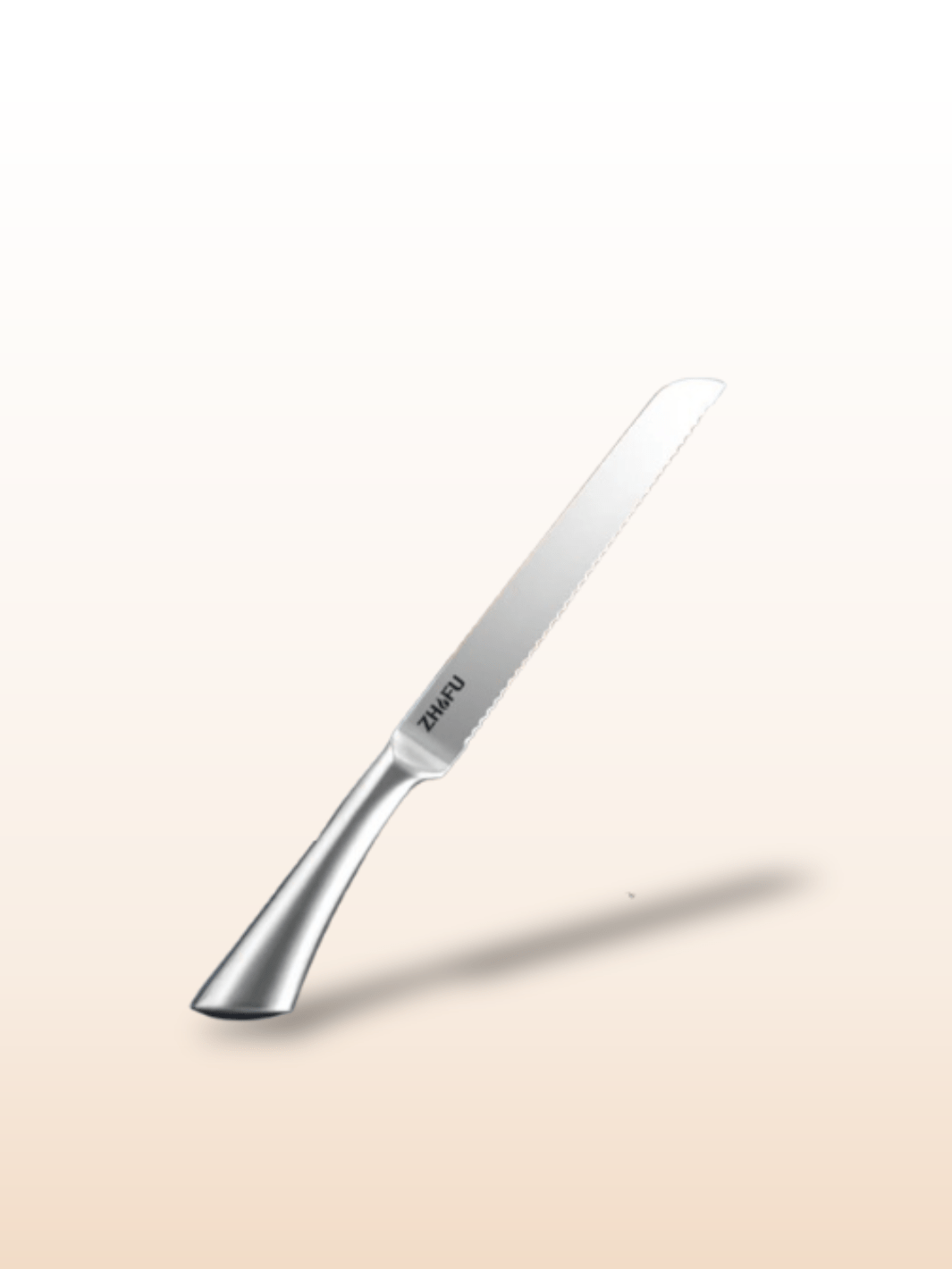 Couteau à Pain dentelé tout acier PLYS Acier