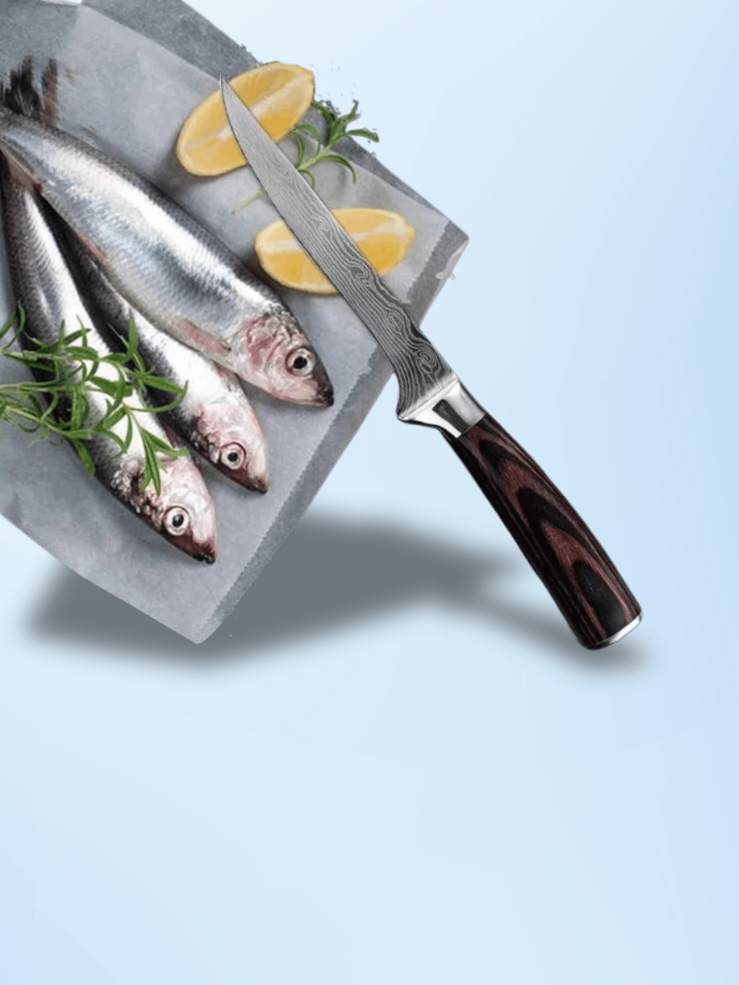 Couteau à Poisson | motif laser
