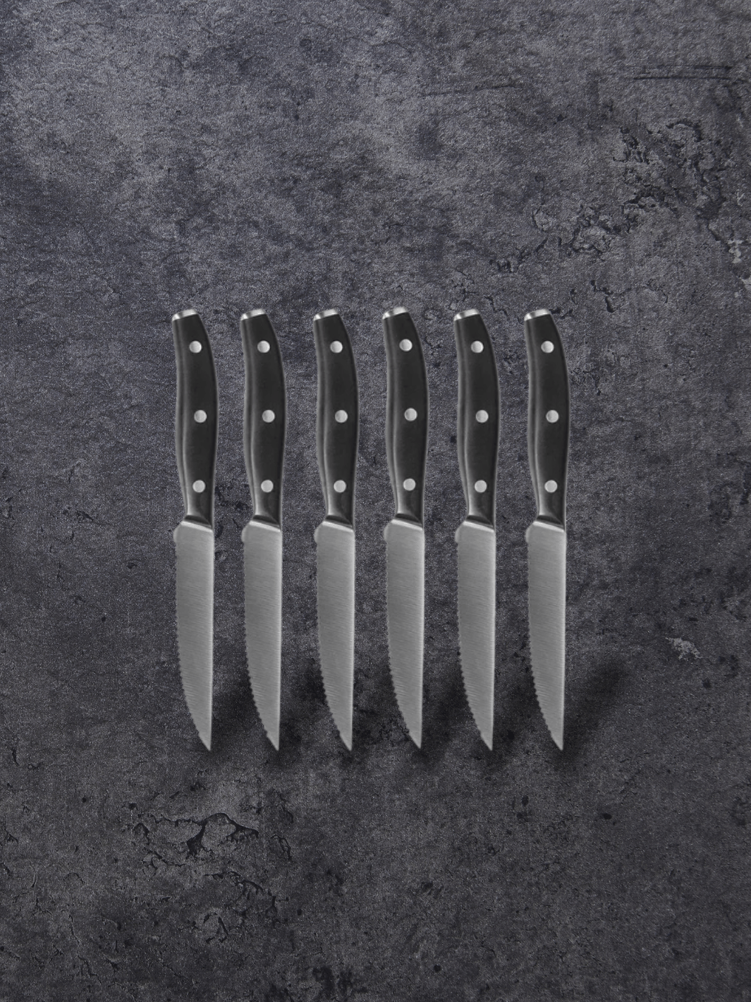 Couteau à Steak couteau de table coupe-viande 6 Pcs