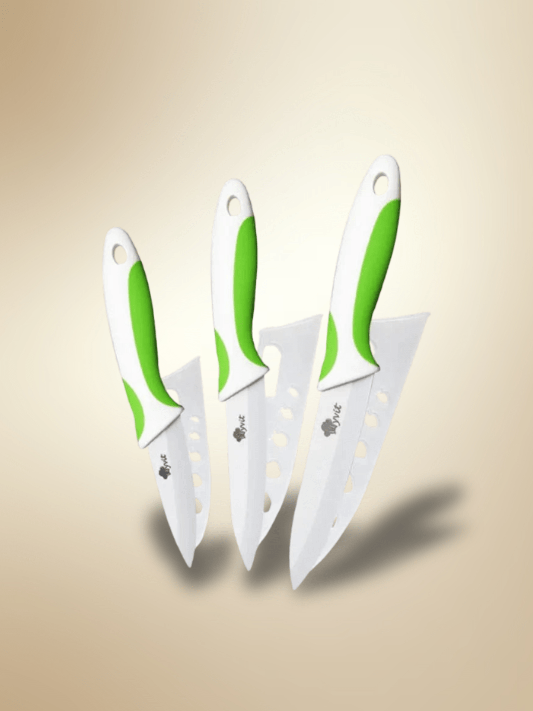 Couteau Céramique | Cook Set Vert 3.4.5 pouces / Stock principal
