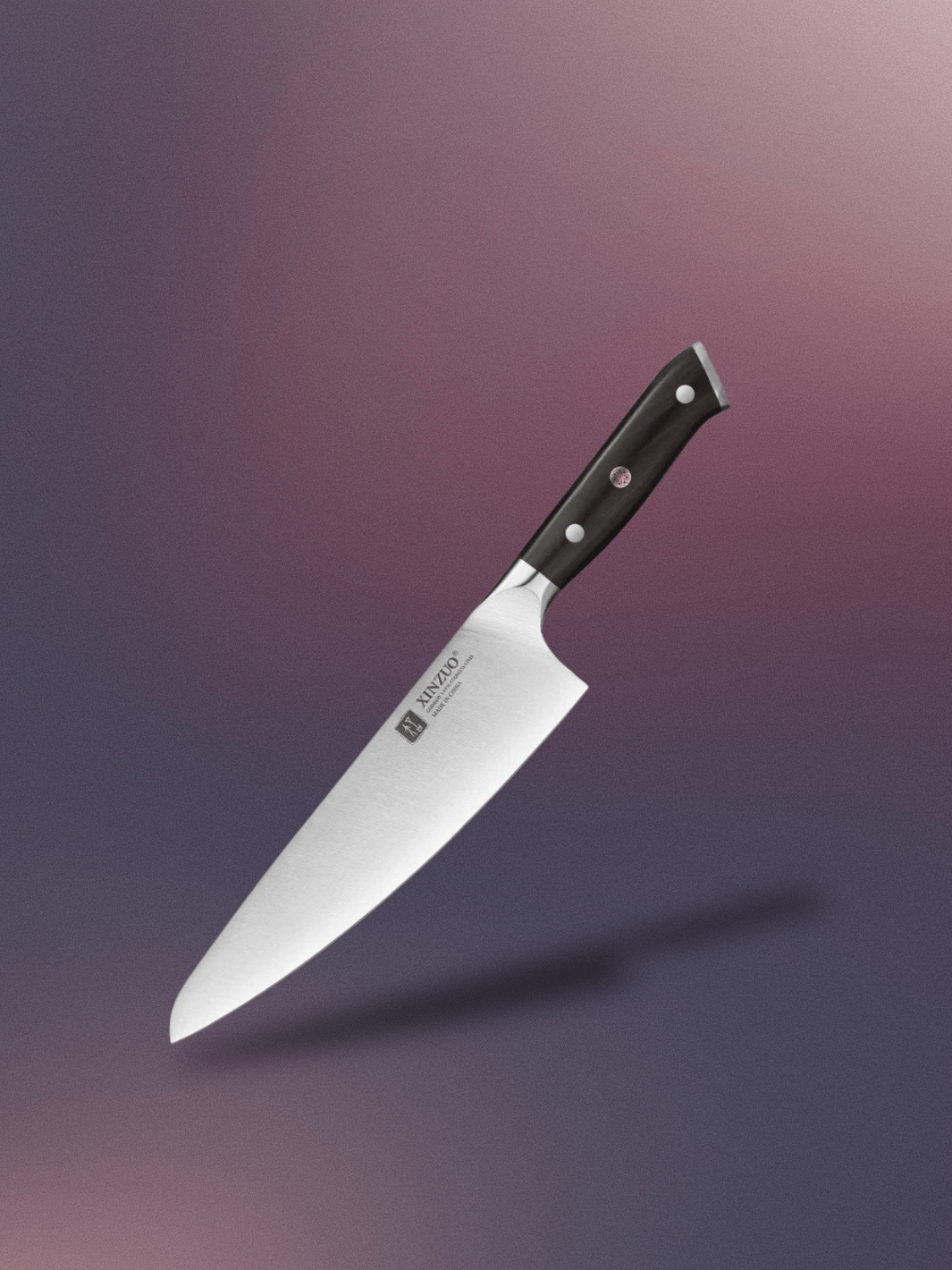 Couteau de Cuisine <br> 8.3 pouce marron foncé Couteau / Stock principal