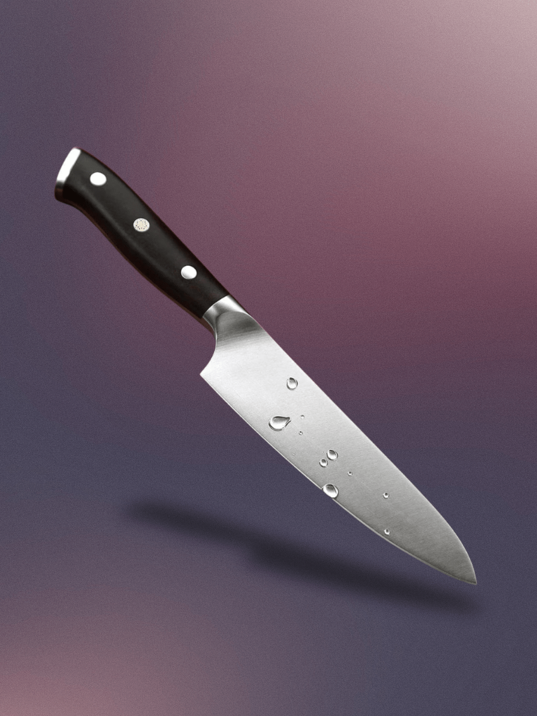 Couteau de Cuisine <br> lame 1.4116 inoxydable, étui en bois