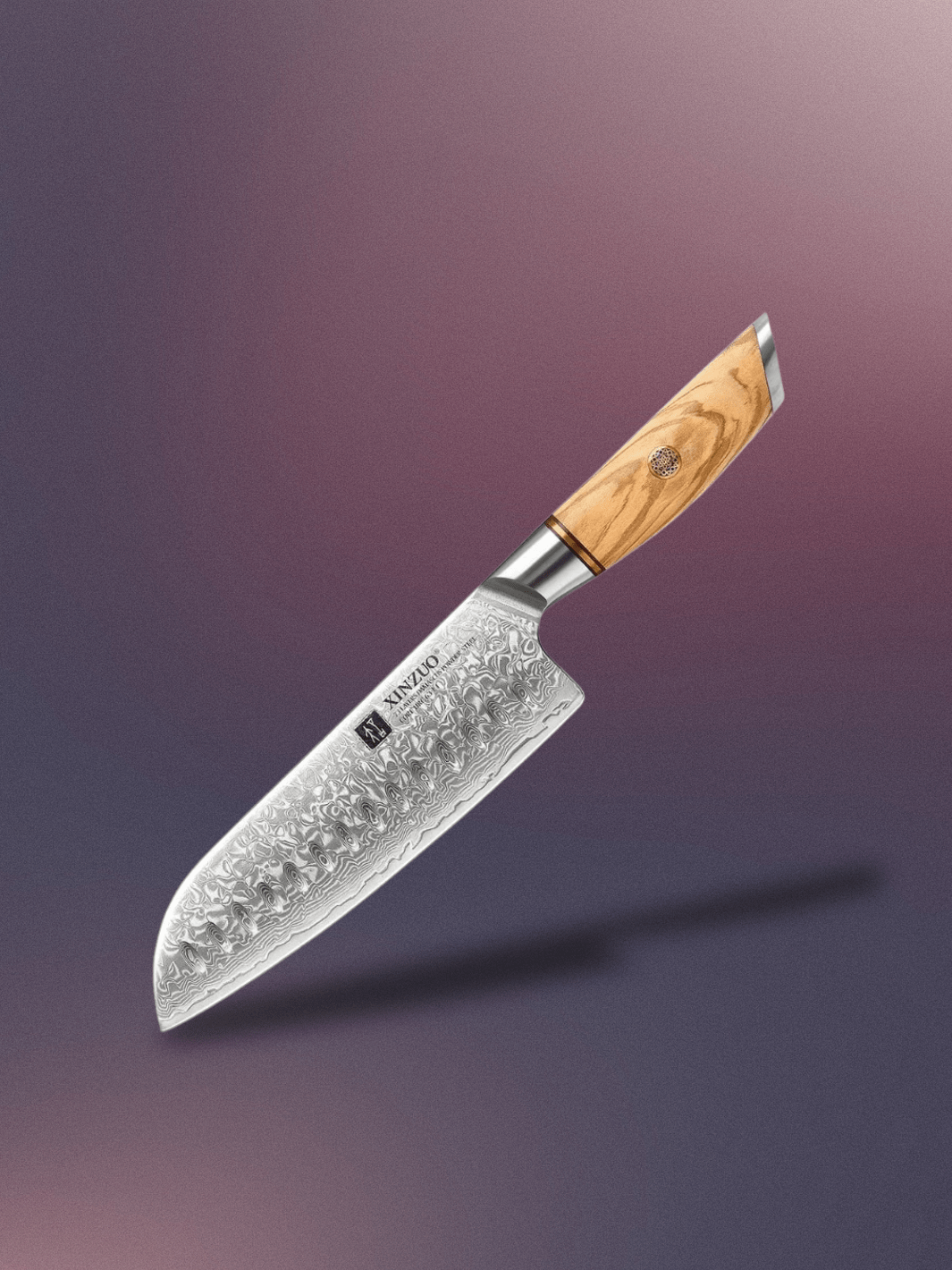 Couteau de Cuisine <br> Noyau en acier Damas Couteau
