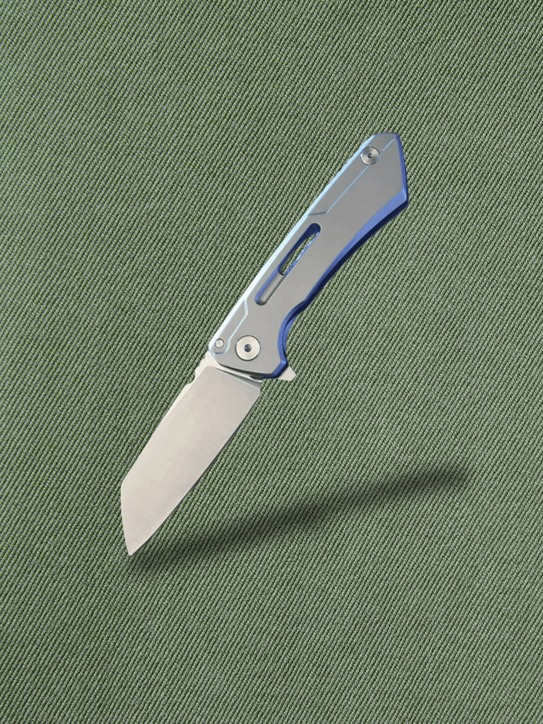 Couteau de Survie | Couteau pliant D2 Argent