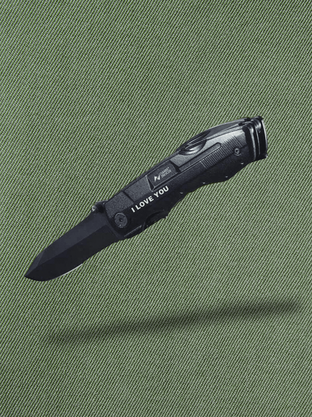 Couteau de Survie | Pince pliante multifonction Noir