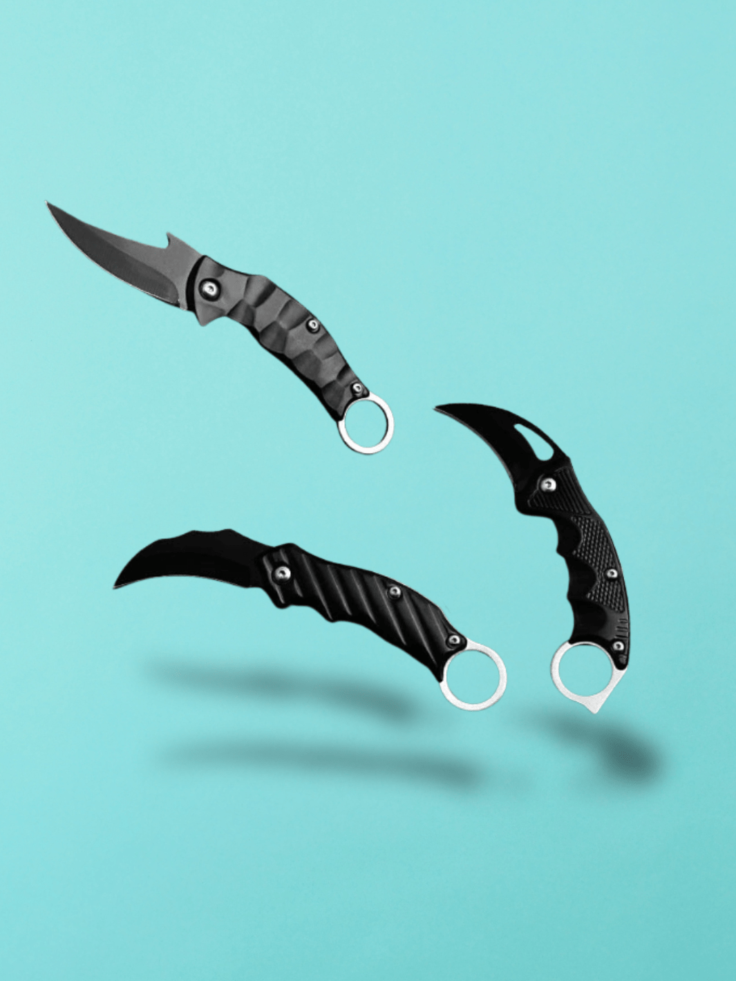 Couteau Karambit <br> autodéfense acier inoxydable
