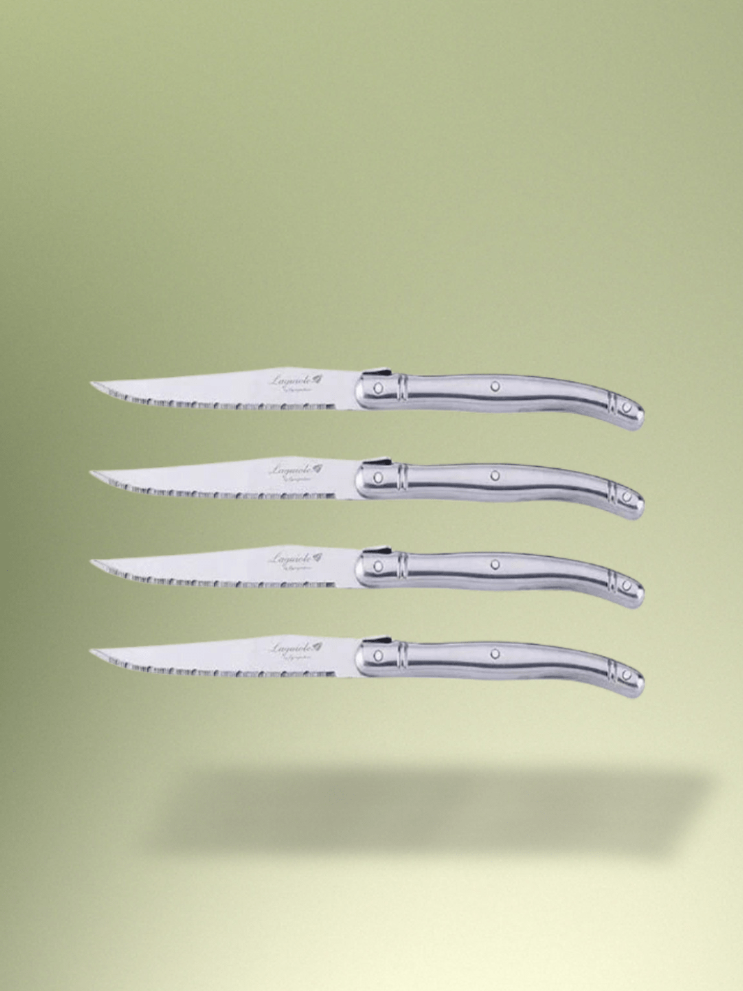 Couteau Laguiole à bord dentelé 4-10 pièces 4 pièces