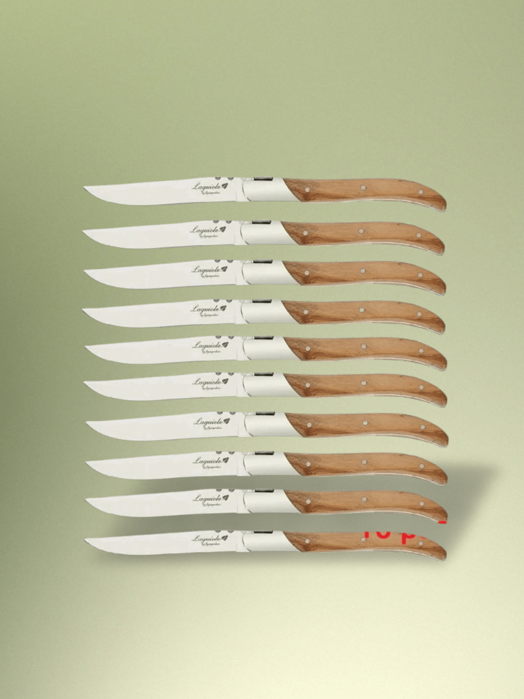 Couteau Laguiole Lot de 2 à 10 couteaux à steak 10 Pièces de Couteaux