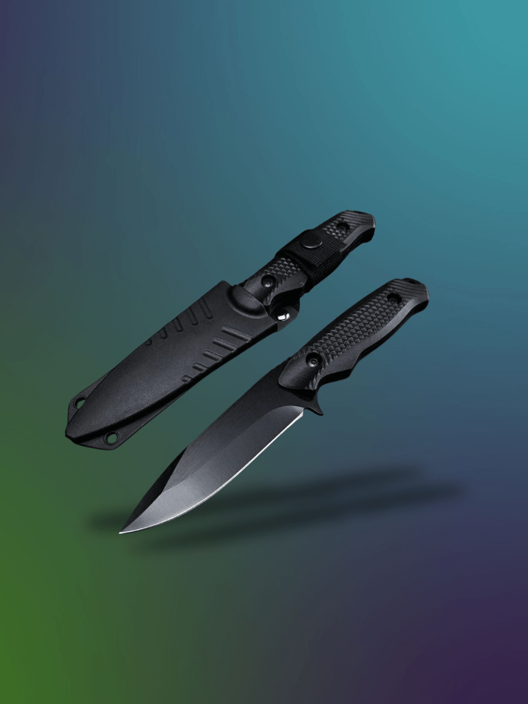 Couteau Militaire | acier 5Cr13 Couteau A avec étuis