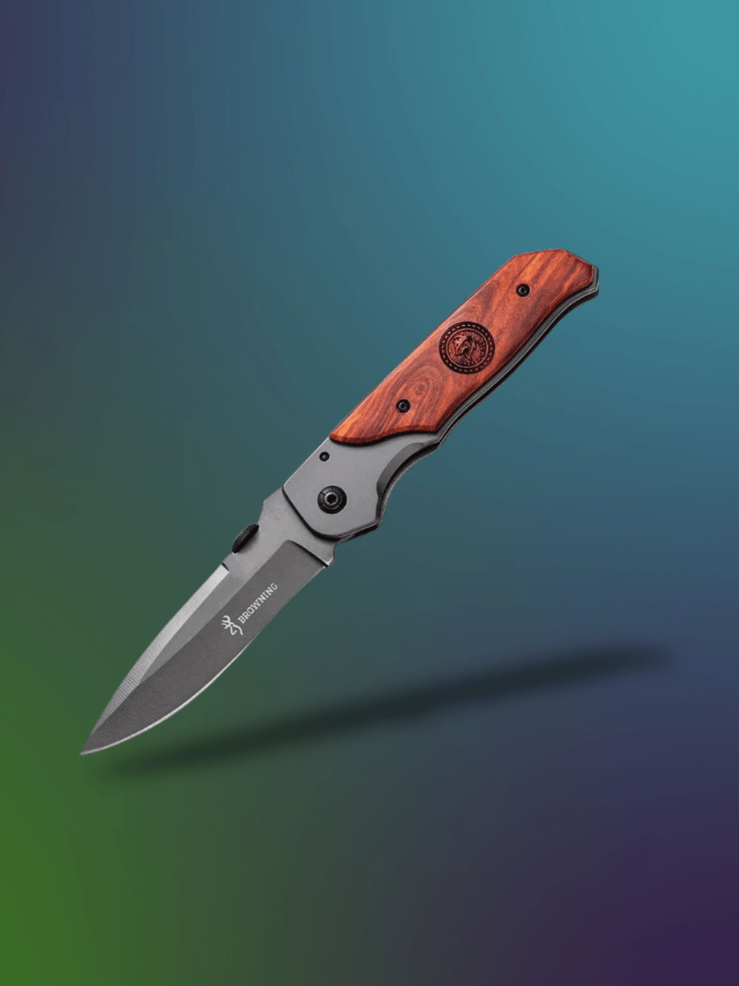Couteau Militaire | couteau BROWNING pliant Bois