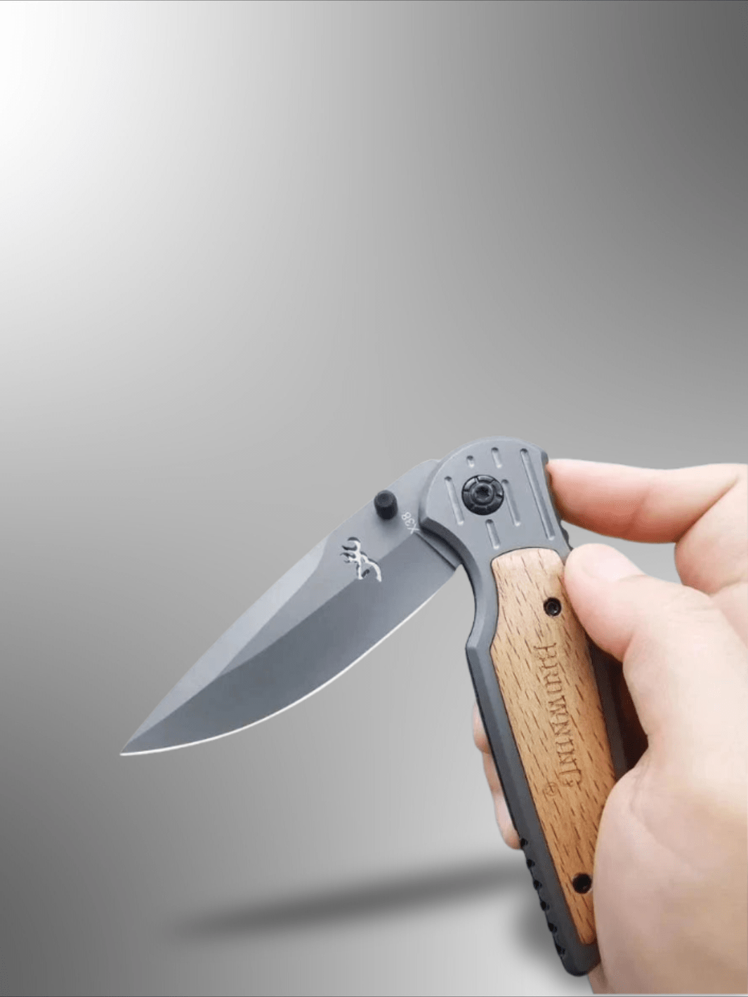 Couteau Pliant | x38 acier Lame grise