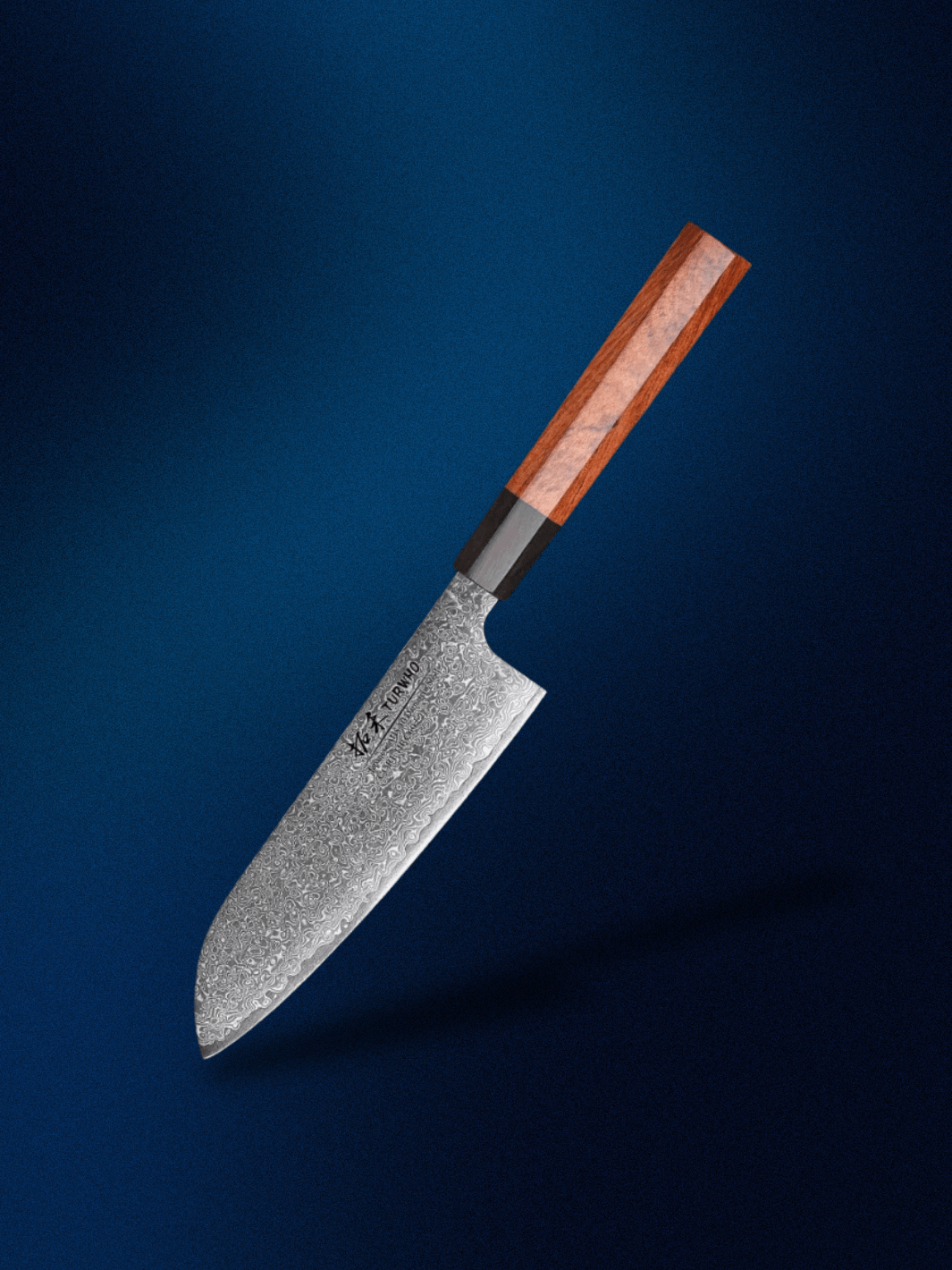 Couteau Santoku TURWHO 7 en bois Santoku / 7 Pouces