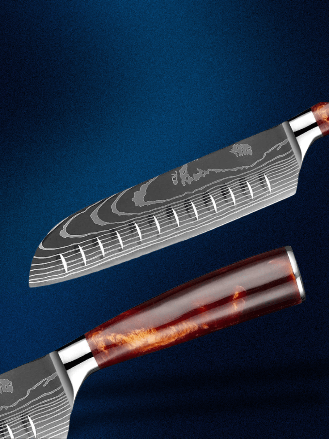 Couteau Santoku XITUO 7 pouces Santoku / 7 Pouces