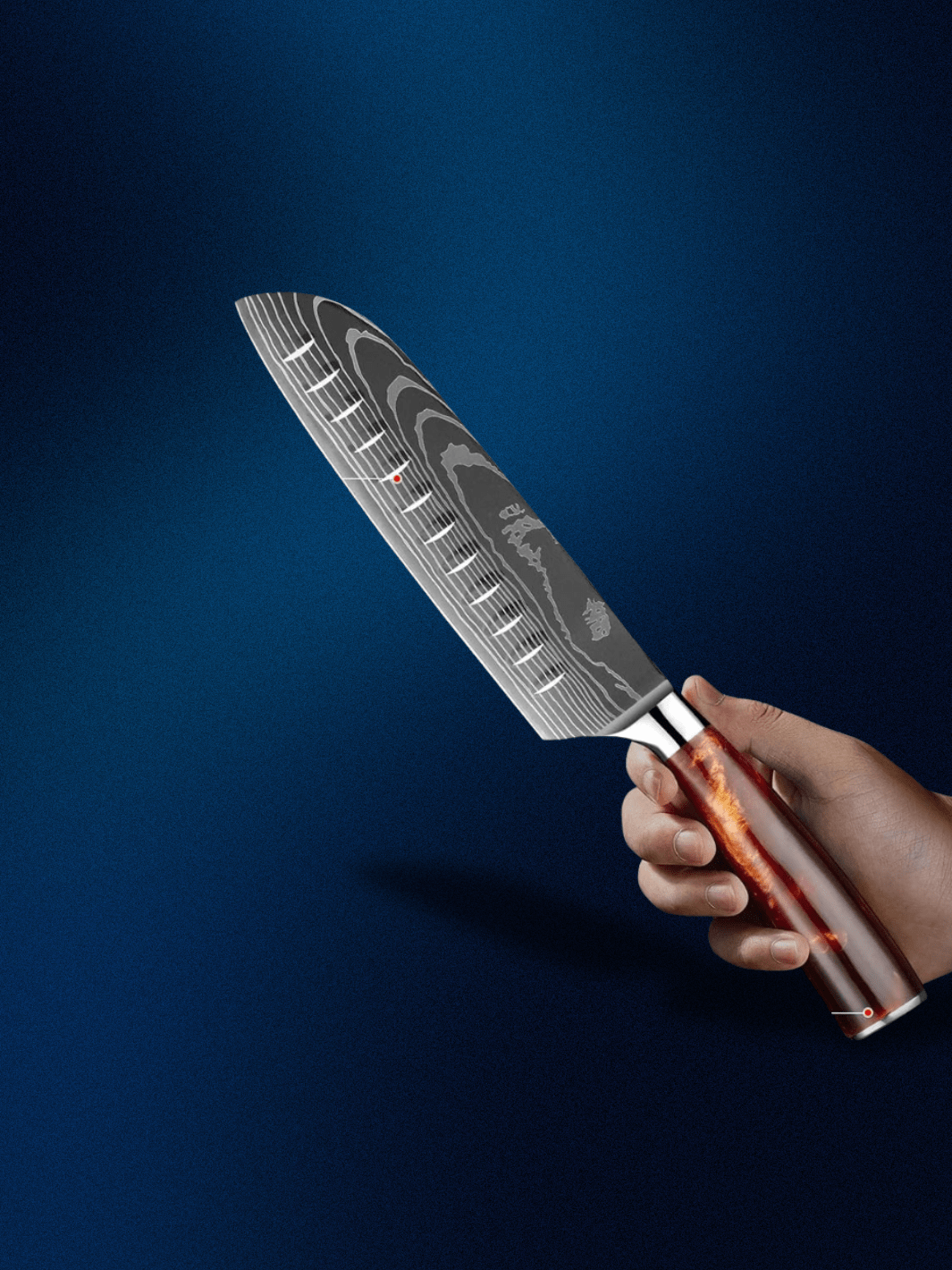 Couteau Santoku XITUO 7 pouces Santoku / 7 Pouces