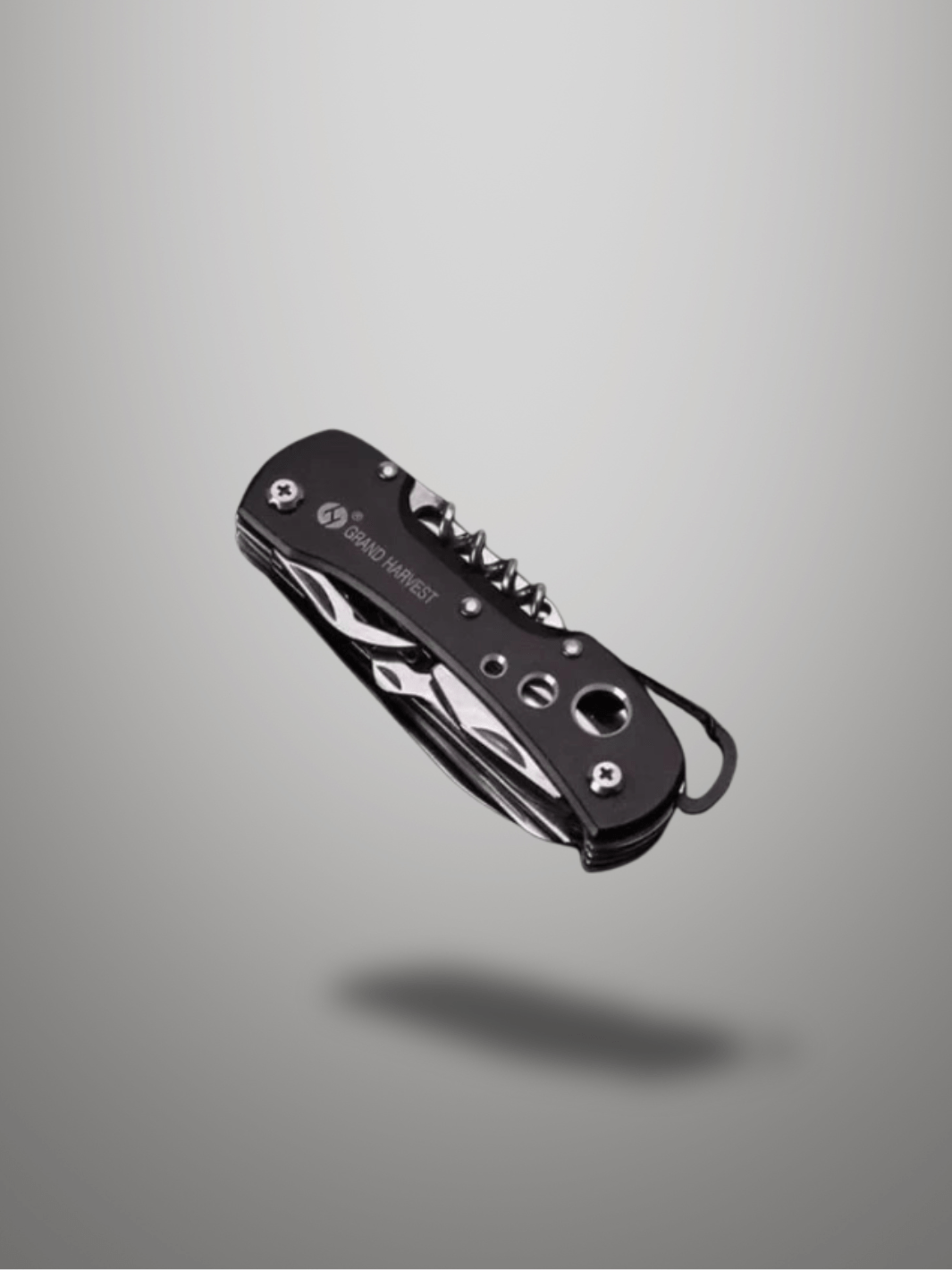 Couteau Suisse | couteau multifonction grand harvest Noir et blanc