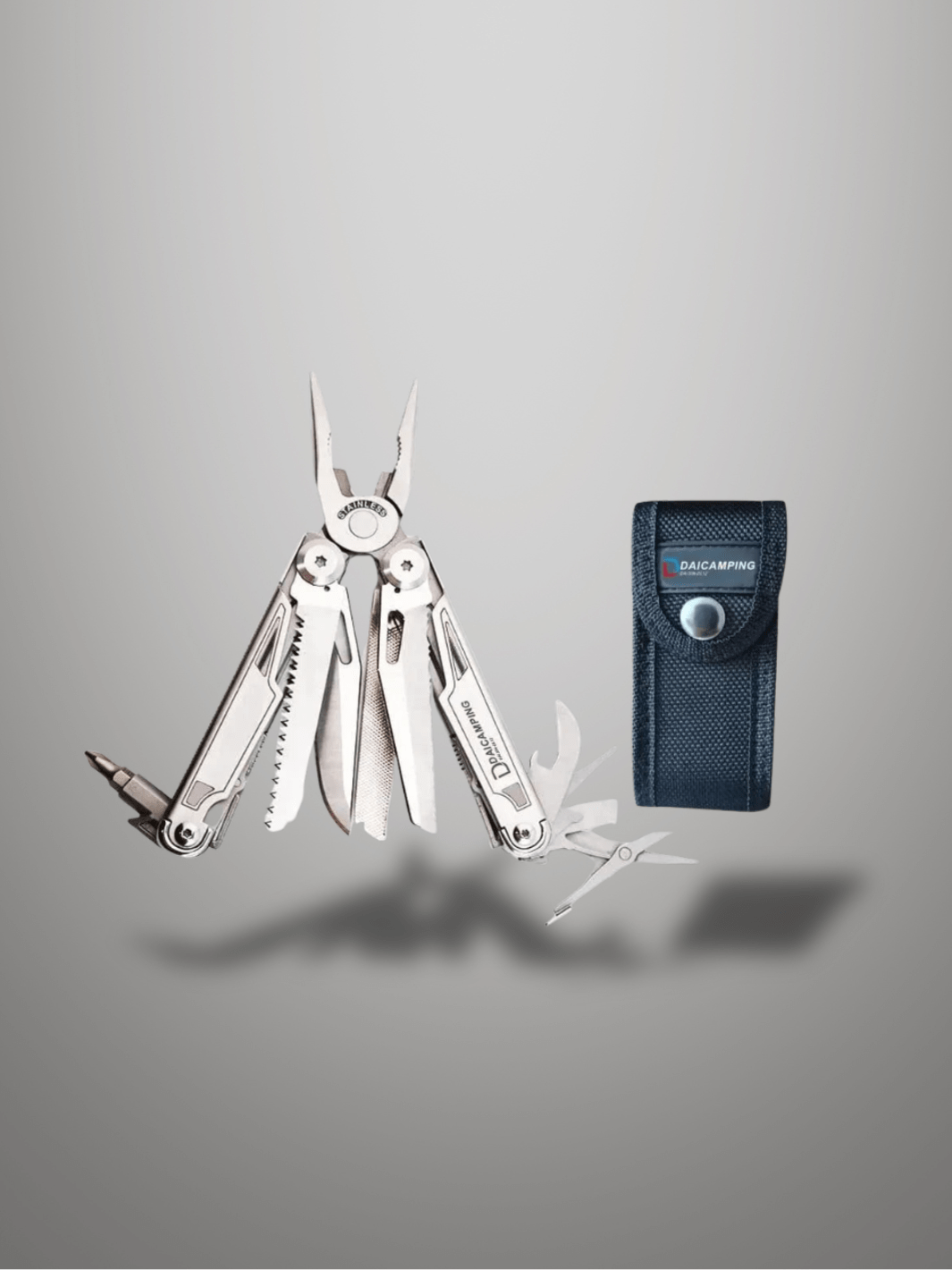 Couteau Suisse | Multi Tools Blanc avec étuis / Stock principal
