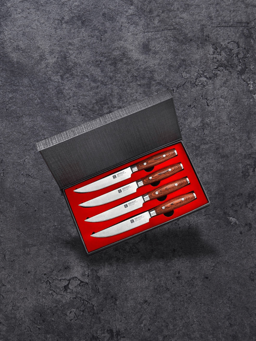 couteaux à steak <br> 1.4116 lame inoxydable (lot x4) 4 Pcs Set