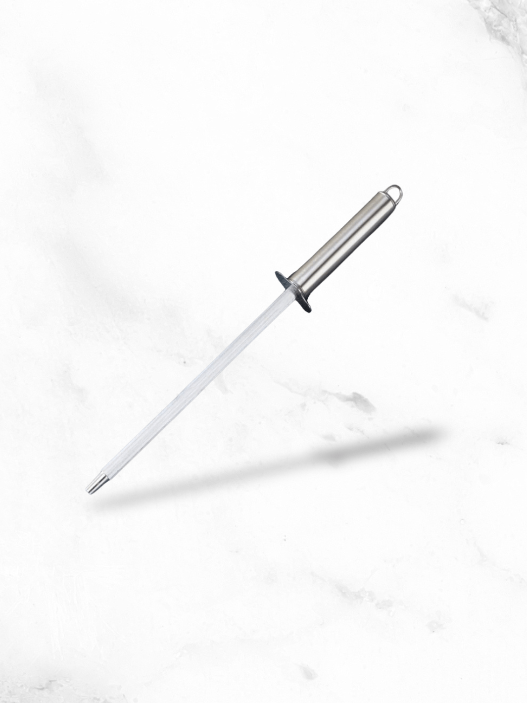Fusil à Aiguiser acier au carbone (12 pouces) Argent