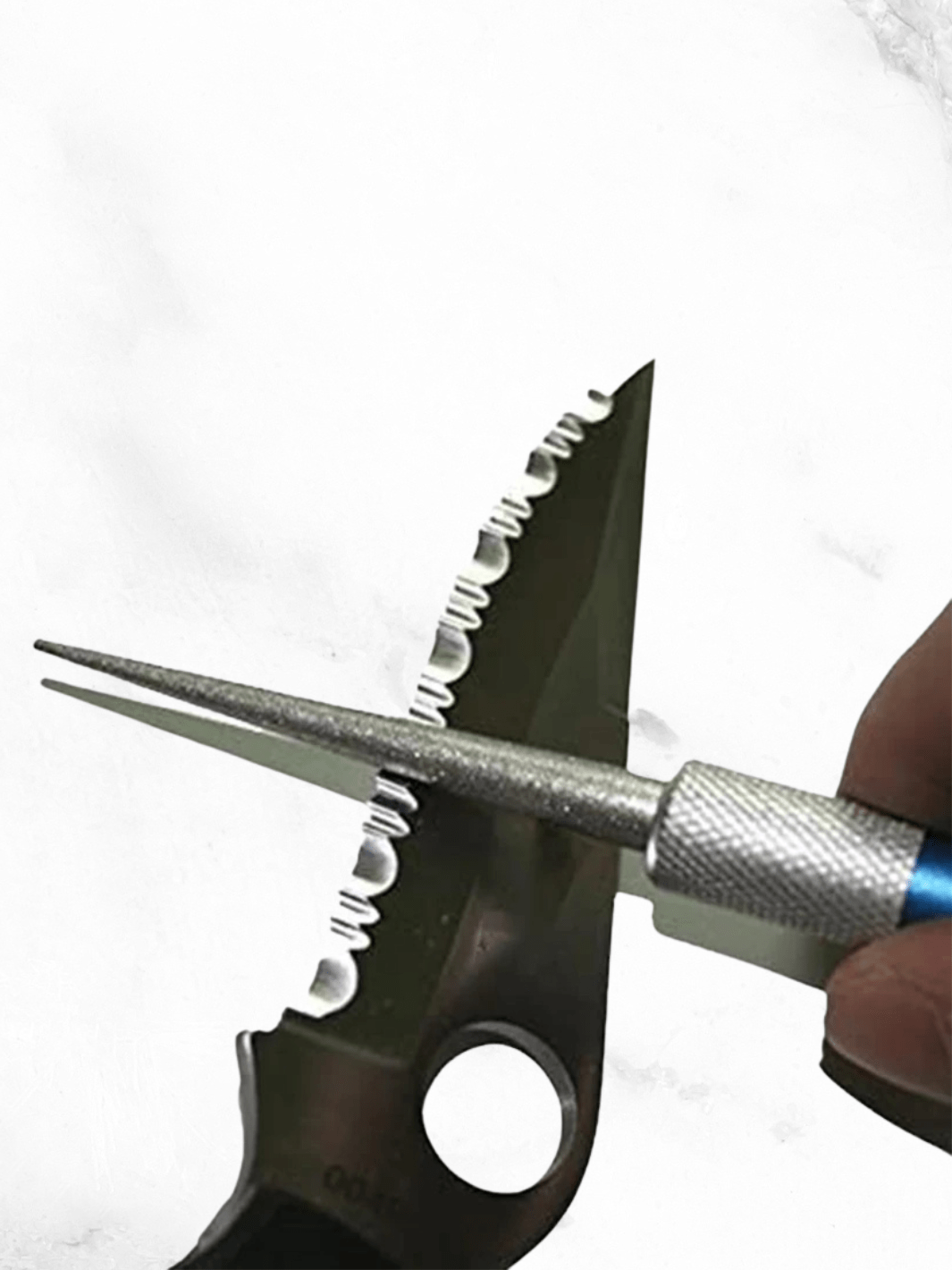 Fusil à Aiguiser Tige d'affûtage (pour couteaux à dents)