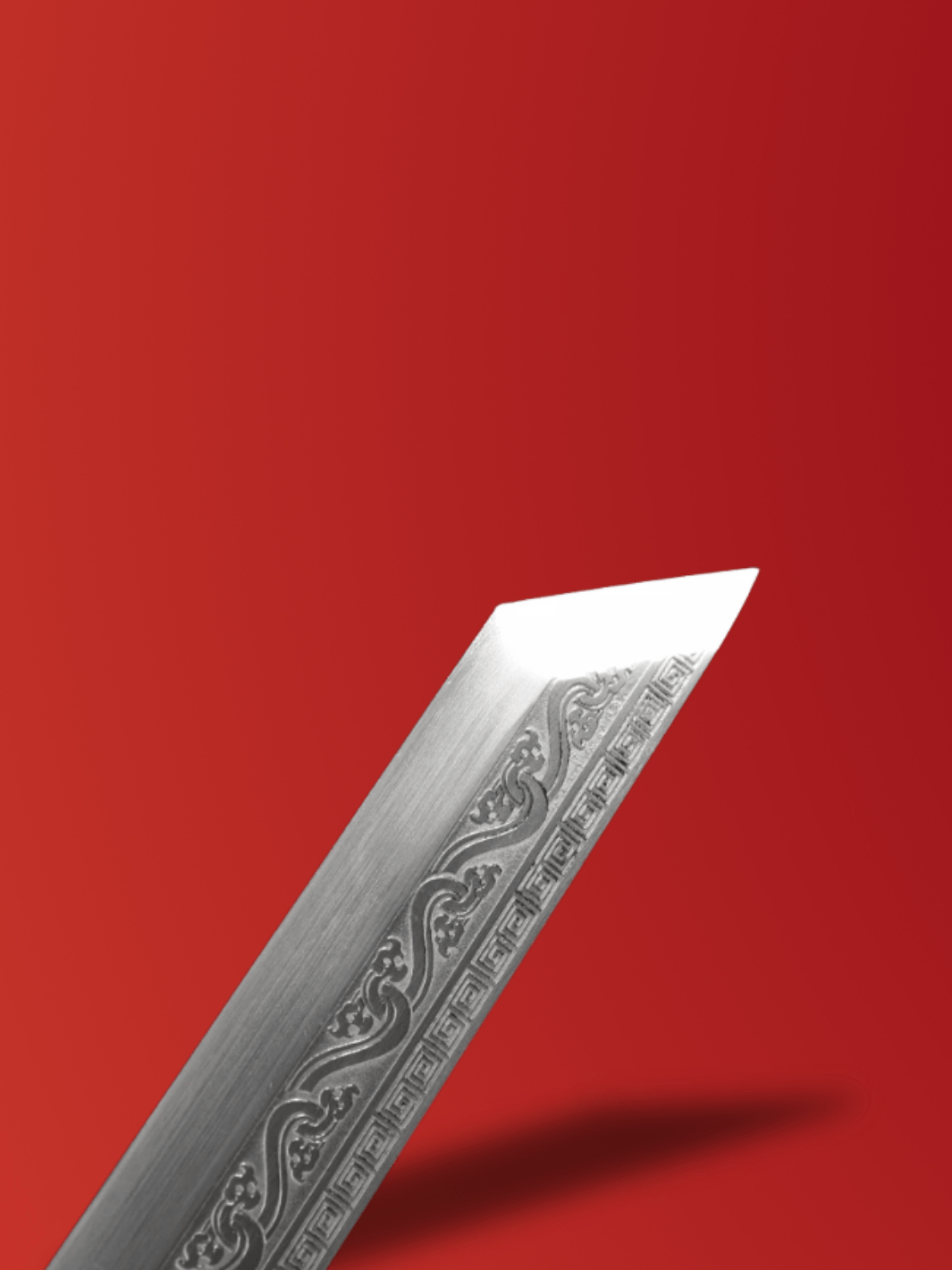Katana chinois Lame en acier 1060 Métal