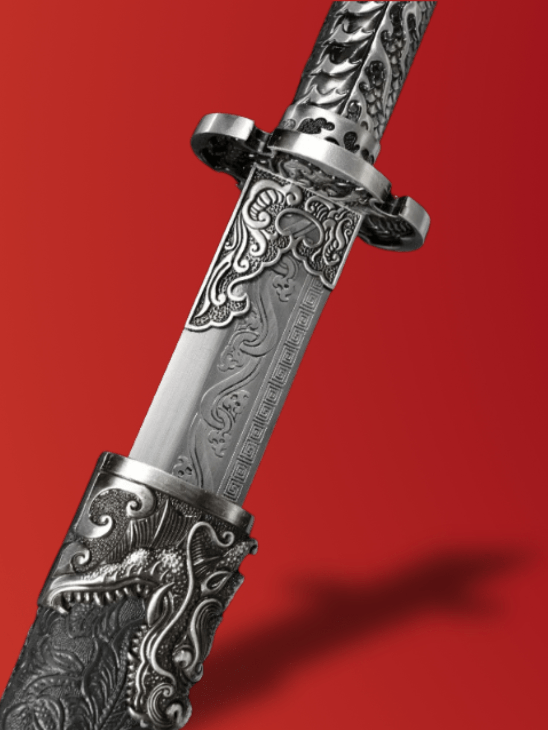 Katana chinois Lame en acier 1060 Métal