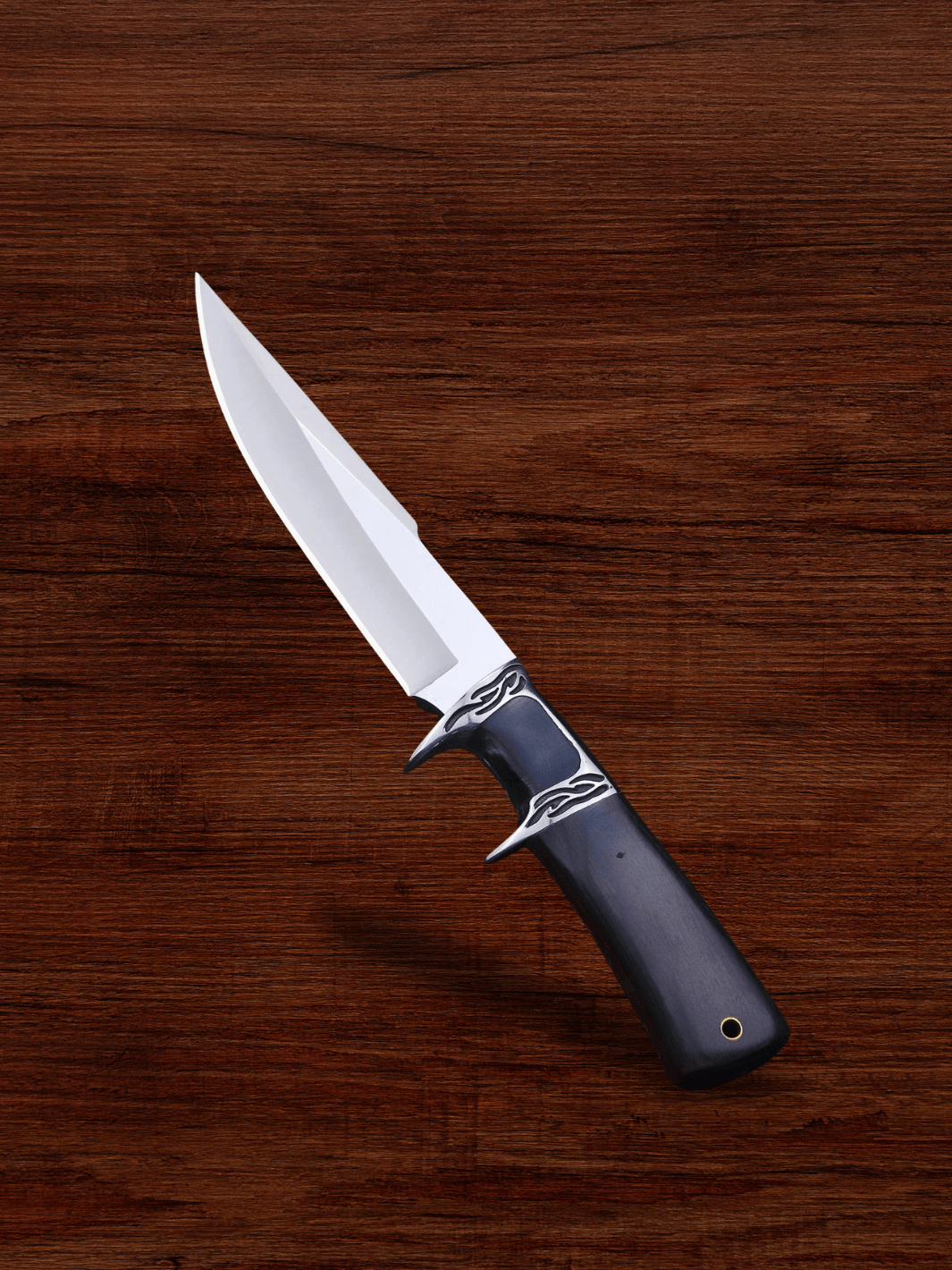 Poignard | couteau de chasse USA DEHONG HUNTING Bois gris anthracite