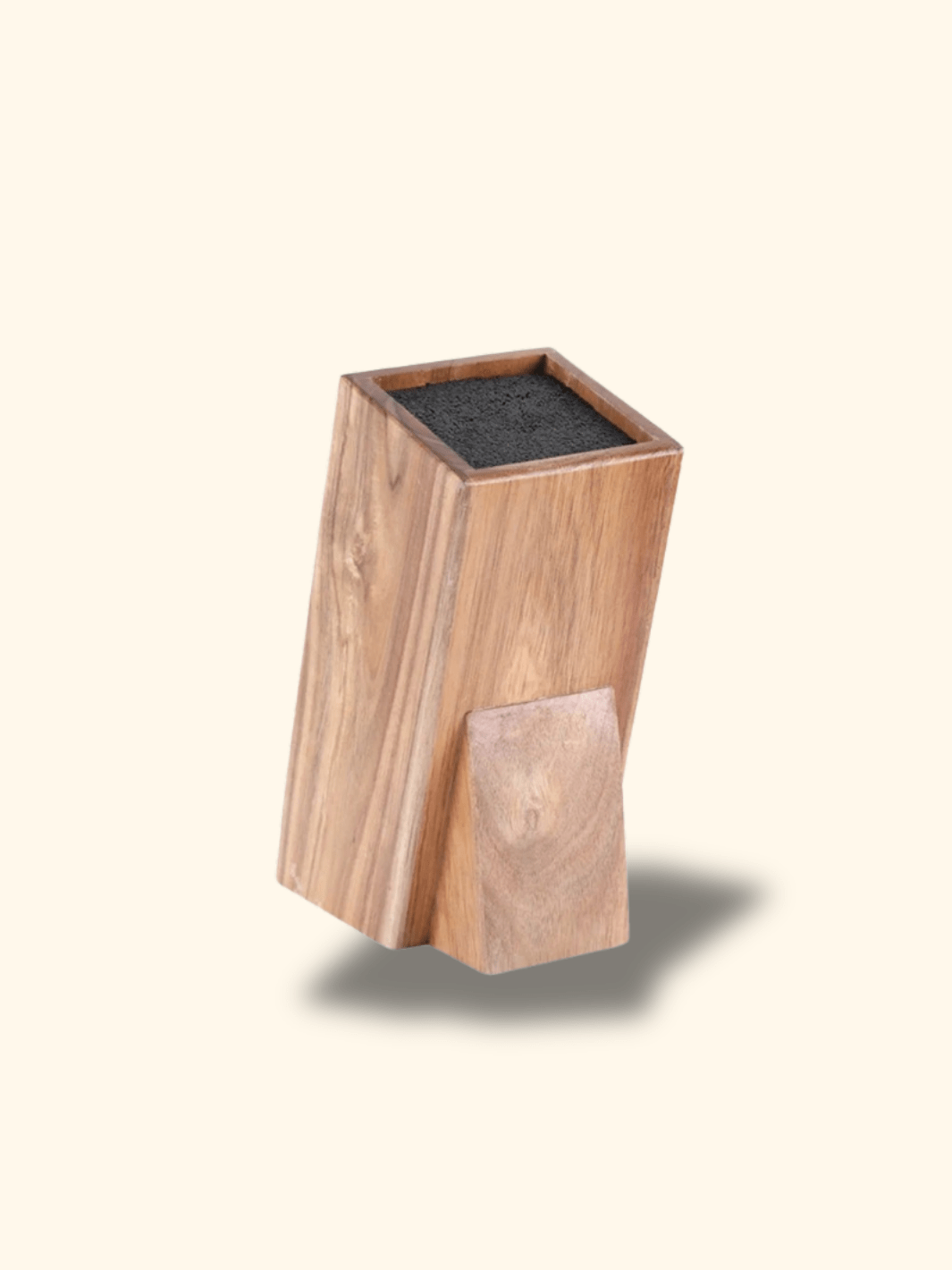 Rangement pour couteaux à fente libre acacia Mangium bois acacia