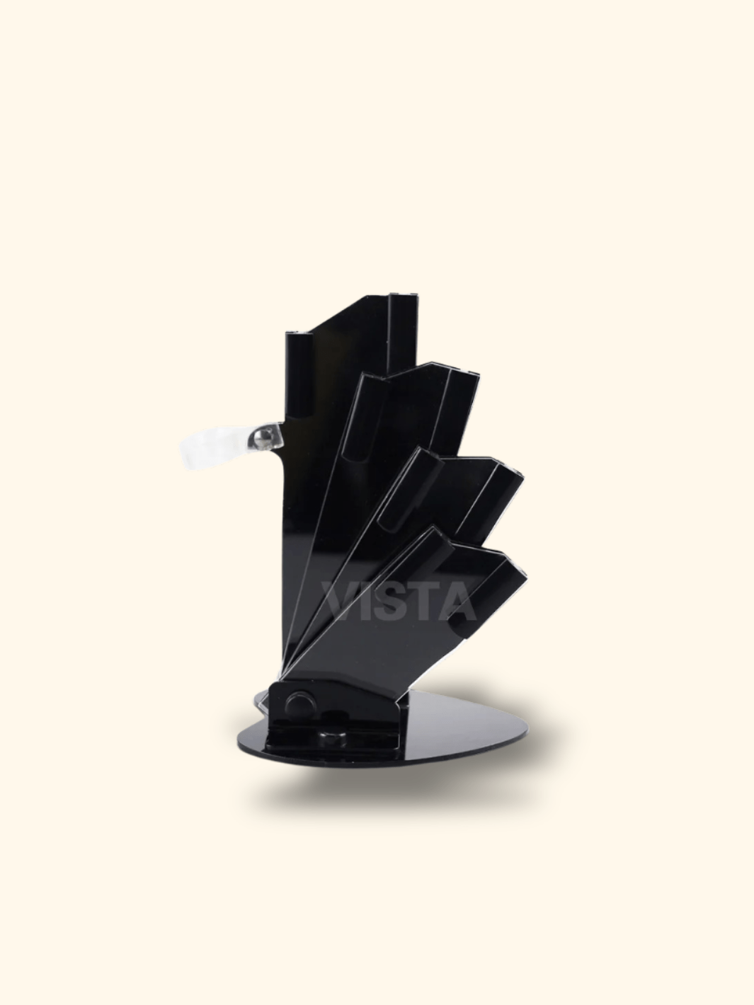 Rangement pour couteaux noir pour couteaux de 3 à 6 pouce Noir