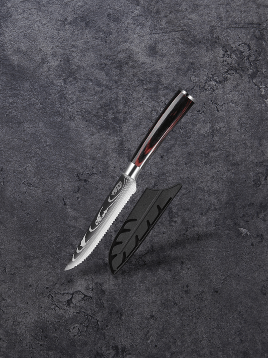 Couteau à Steak <br> acier Damas (lot x6)