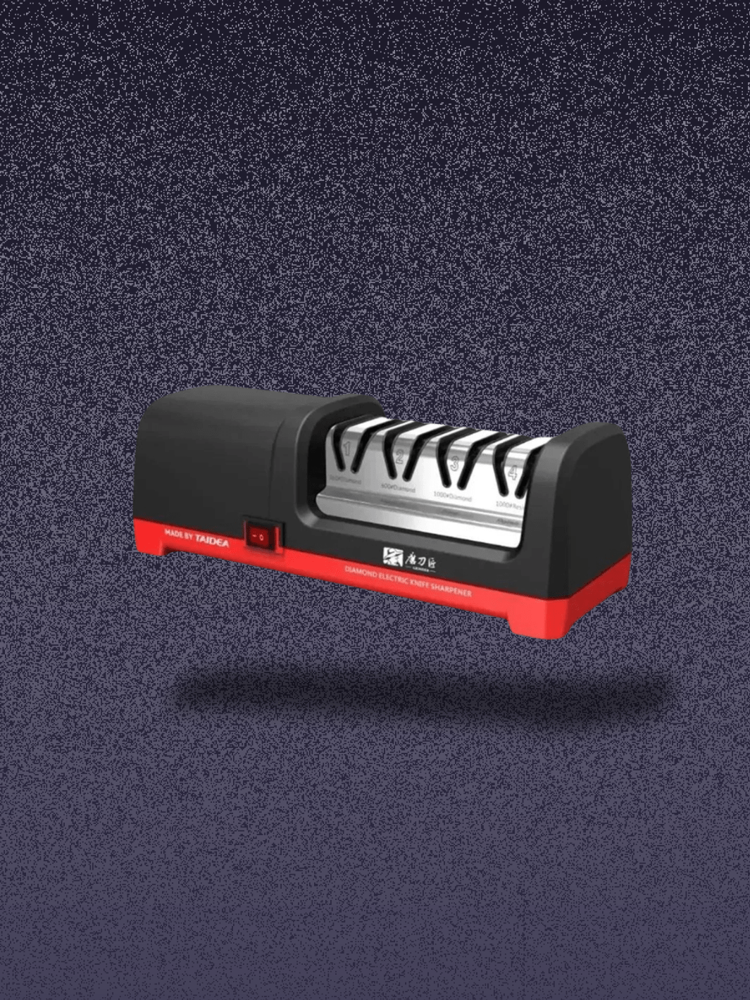 Affûteur de Couteau rouge et noir 18 W  Noir-Rouge