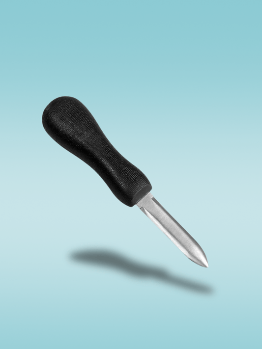 Couteau a Huitre <br> noir et blanc Noir