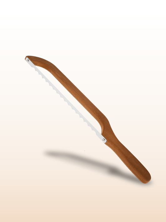 Couteau à Pain | scie à pain  Bois foncé