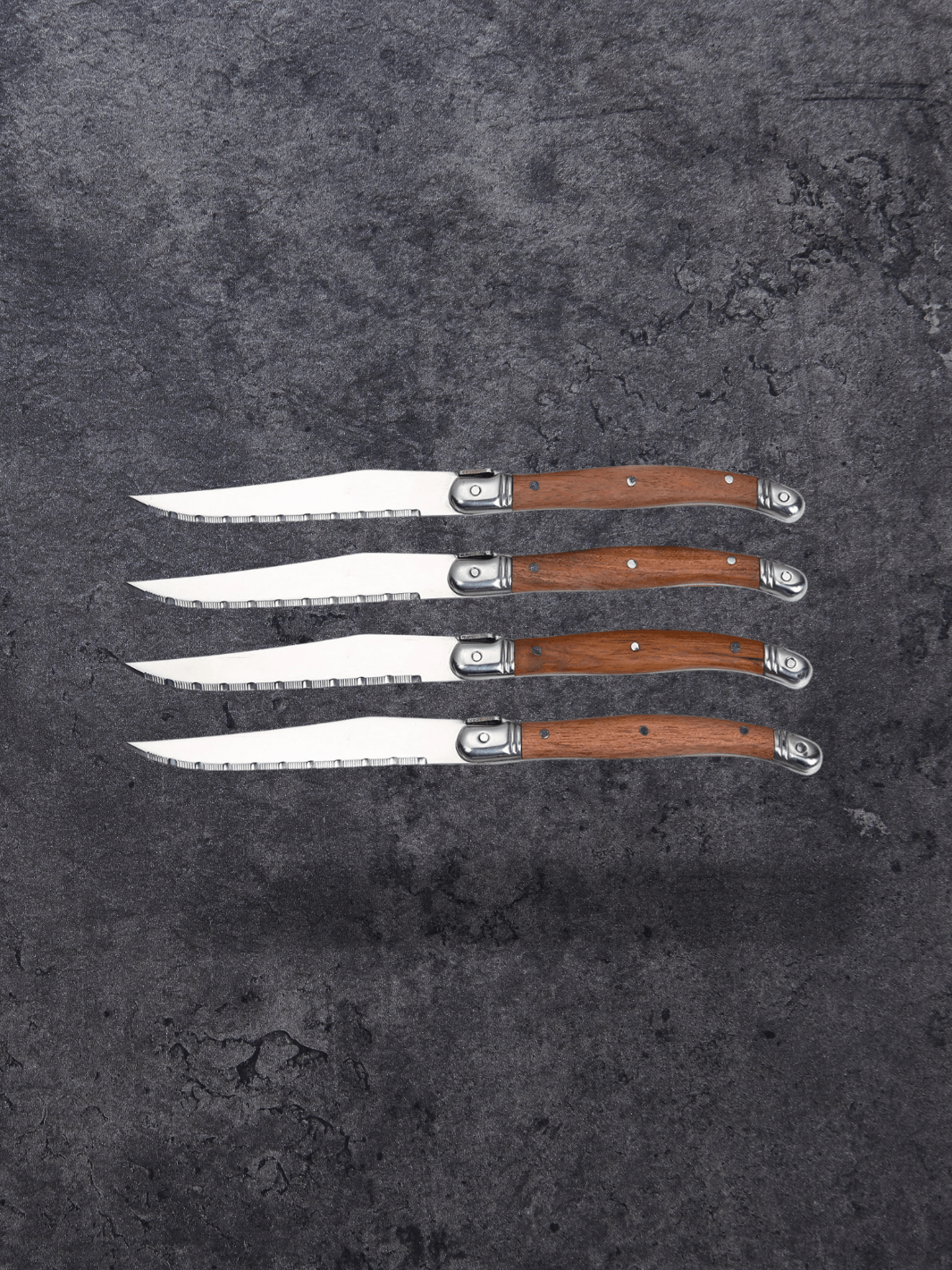 Couteau à Steak couverts de Table en acier 4 Pcs