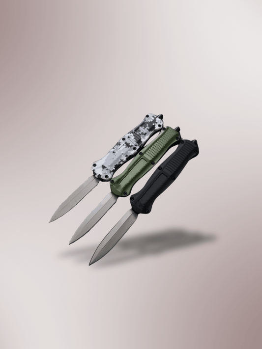 Couteau Automatique lame 440C manche en alliage Zinc