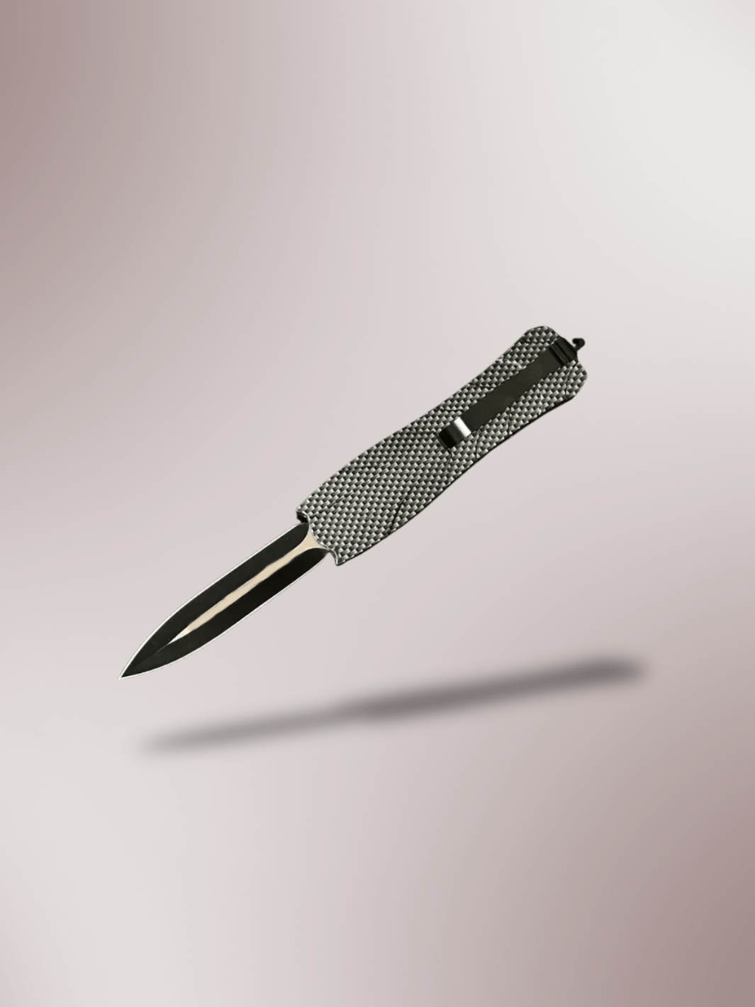 Couteau Automatique manche en ABS Carbone