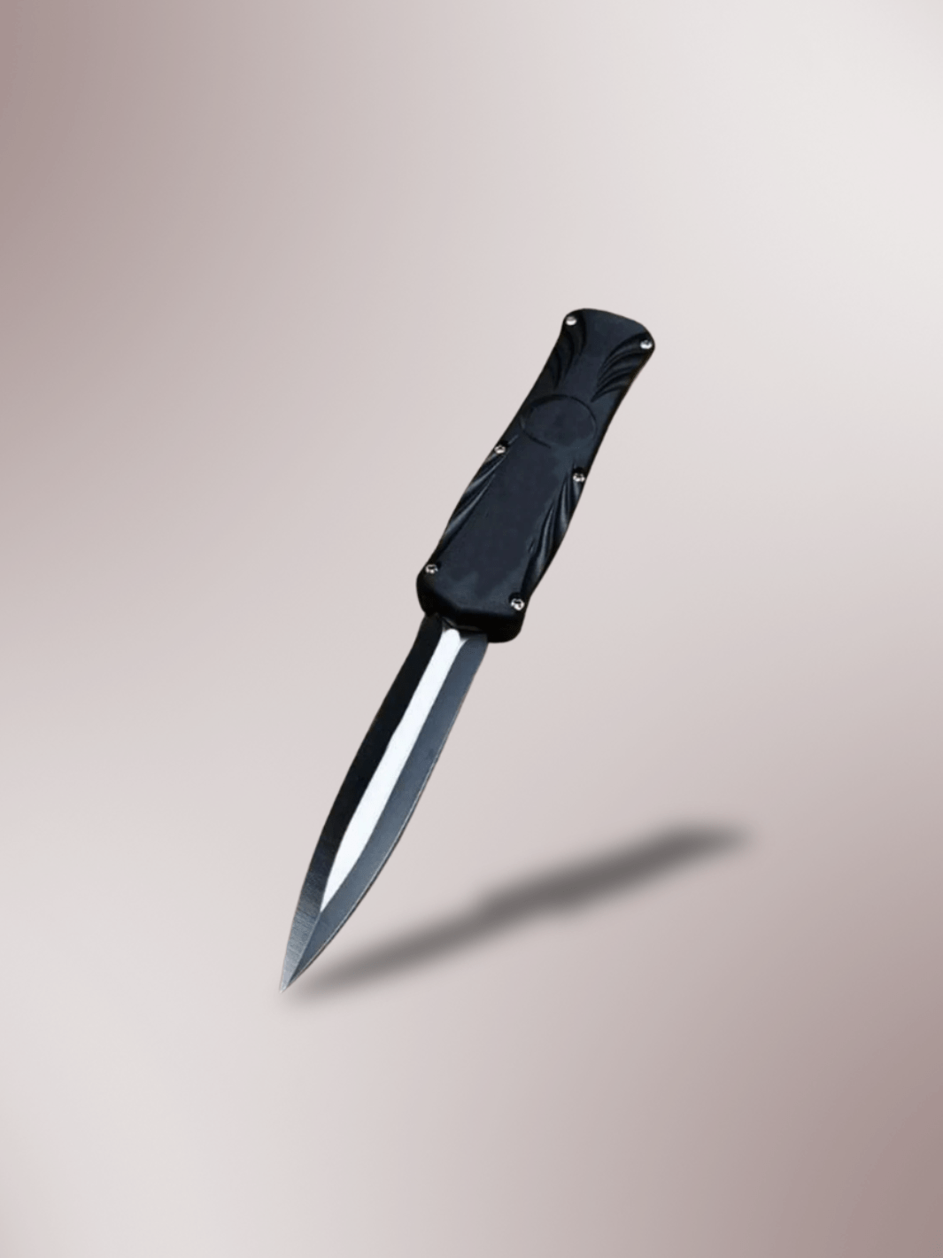 Couteau Automatique manche en ABS Noir