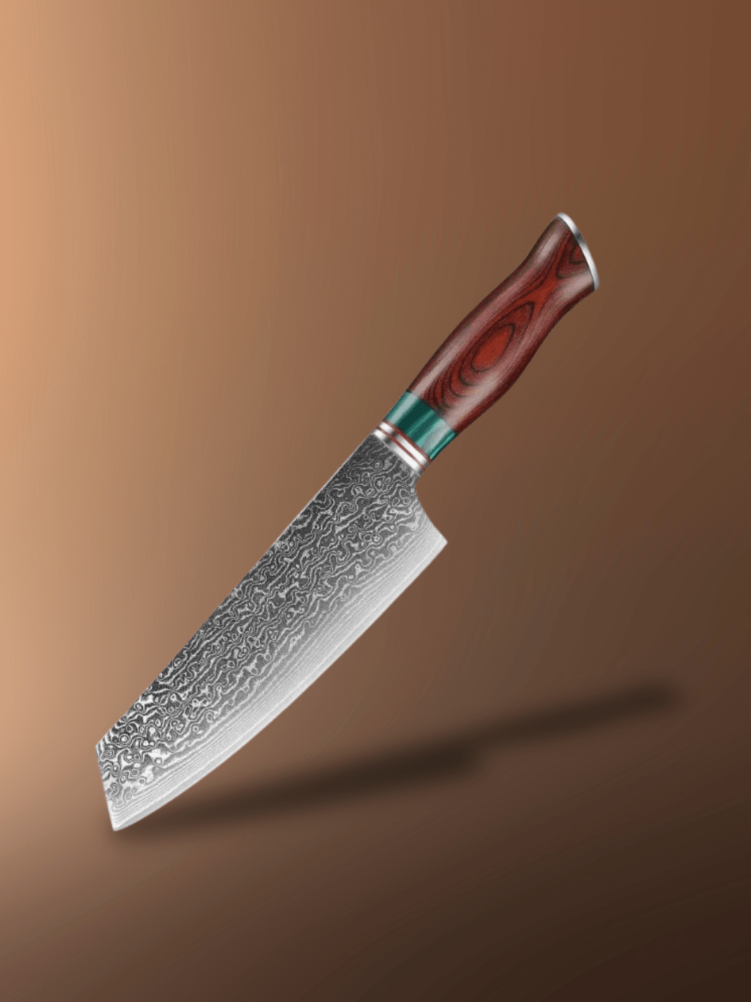 Couteau de Boucher | acier Damas VG10 Couteau de chef