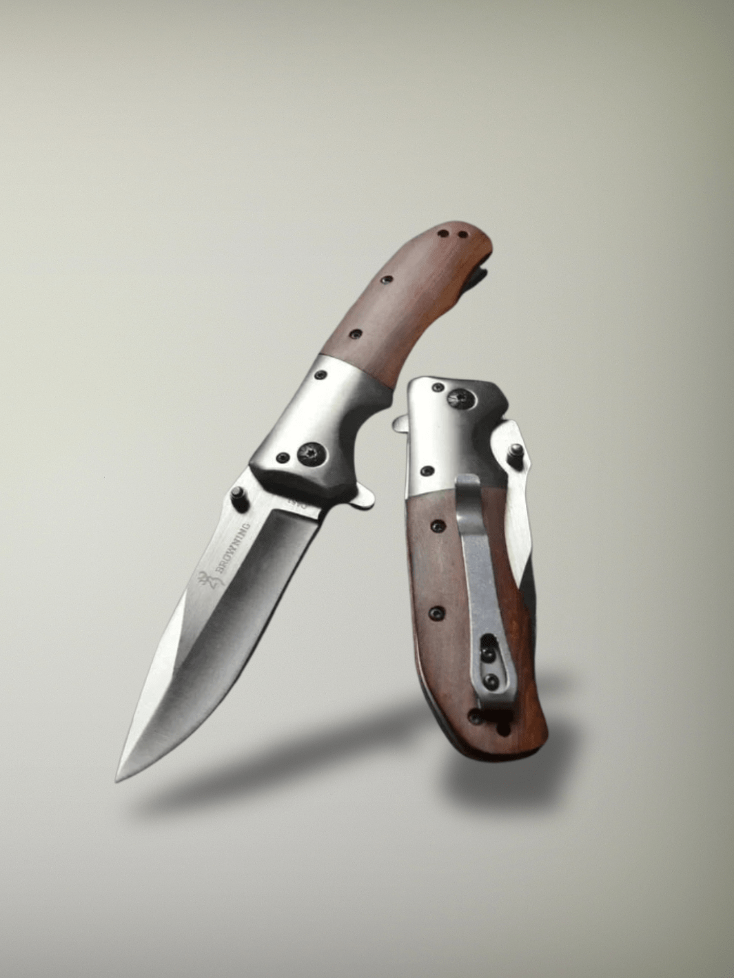 Couteau de Chasse | couteau browning pliant 1 pièces Rouge
