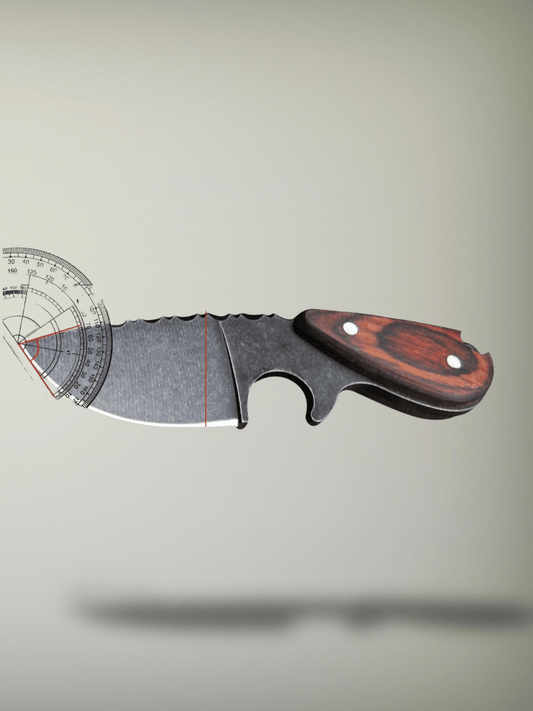 Couteau de Chasse | Couteau droit japonais Bois