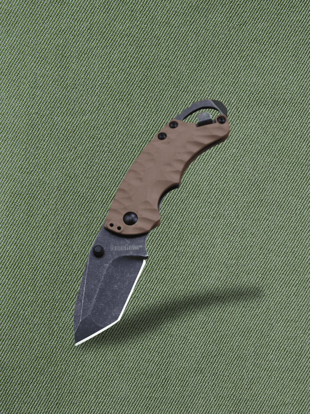 couteau de survie <br> lame 440C Beige désert