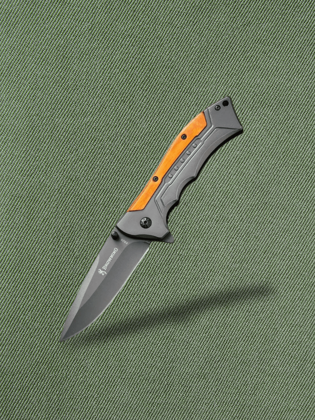 Couteau de Survie | Couteau pliant avec brise-verre Orange