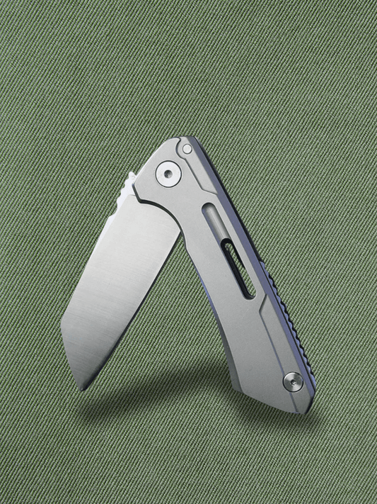 Couteau de Survie | Couteau pliant D2  Argent