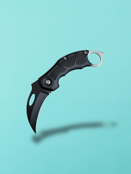 Couteau Karambit | manche en kraton Noir mat 2