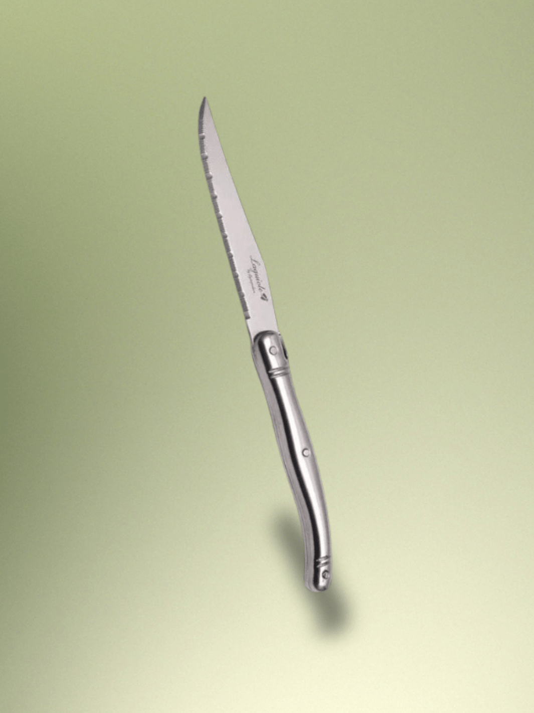 Couteau Laguiole à bord dentelé 4-10 pièces