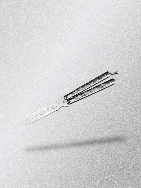 Couteau Papillon | non aiguisée Argent