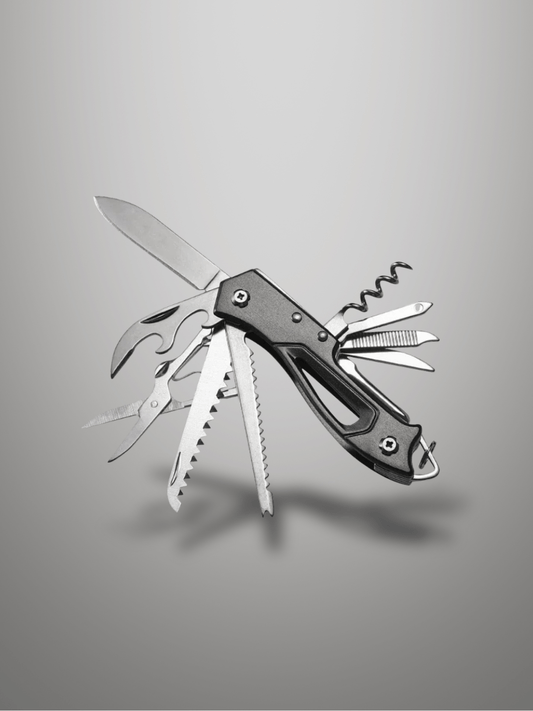 Couteau Suisse | couteau de poche militaire Gris foncé