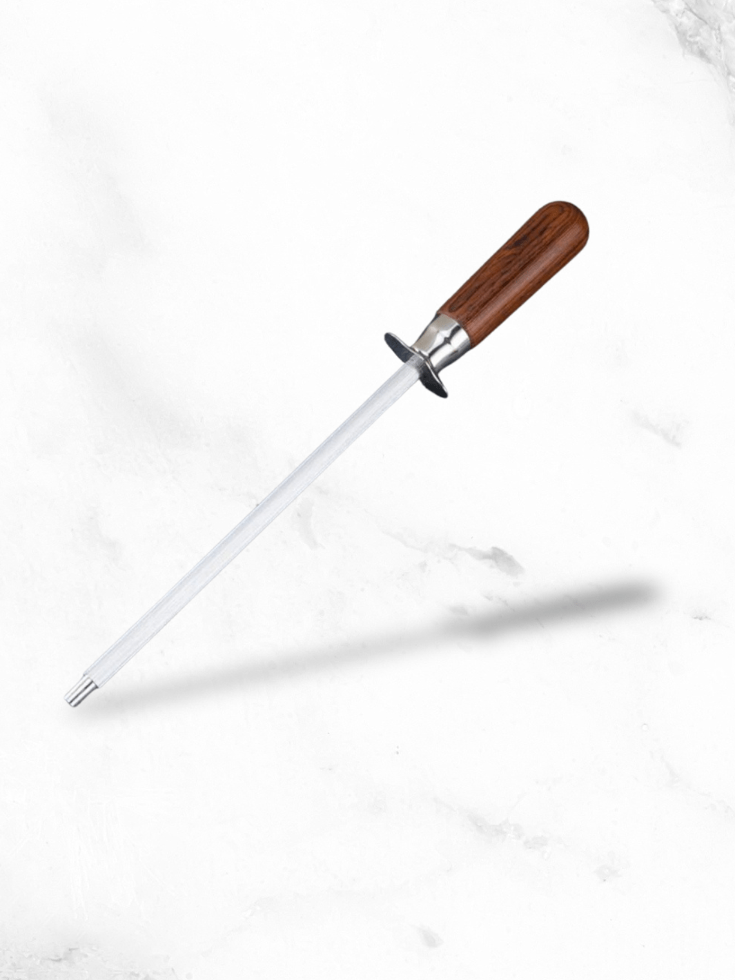 Fusil à Aiguiser manche en bois brossé  Bois / 30 CM