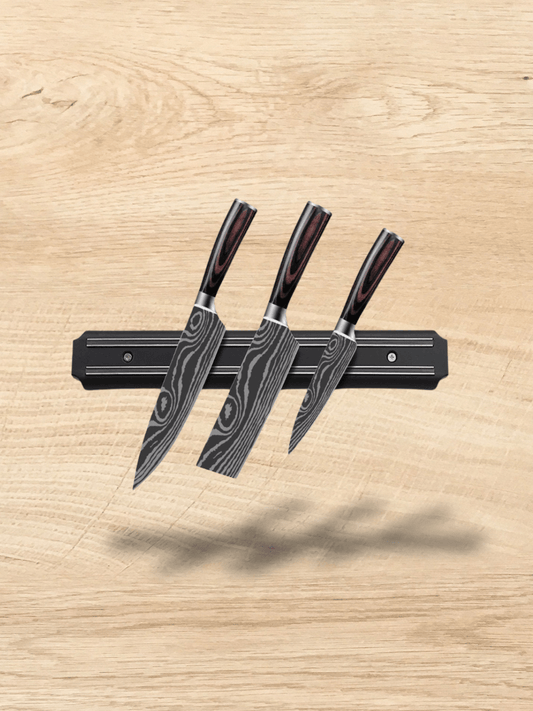 Porte-couteau Aimanté compact noir 33 CM